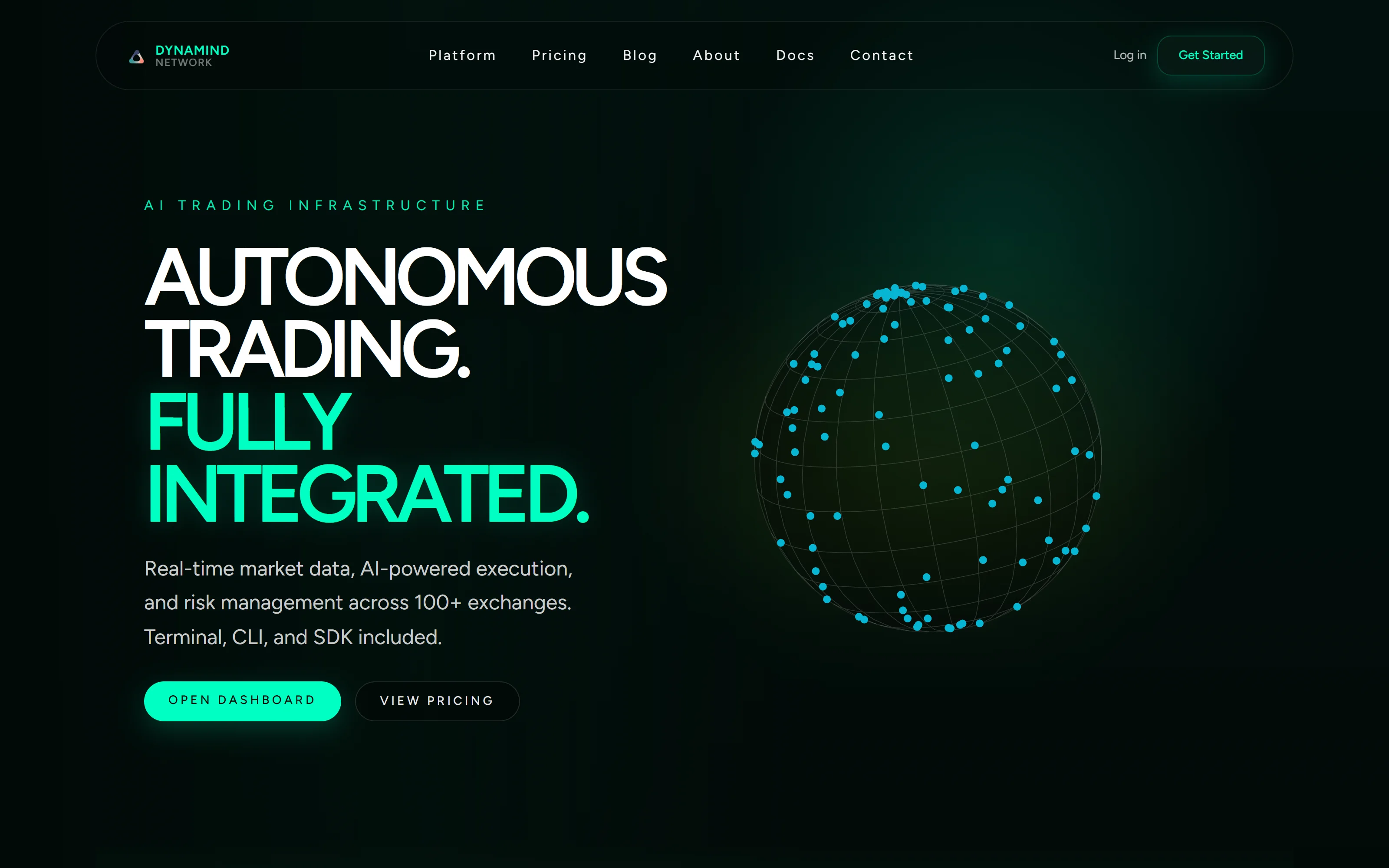 Autonomous trading infrastructure